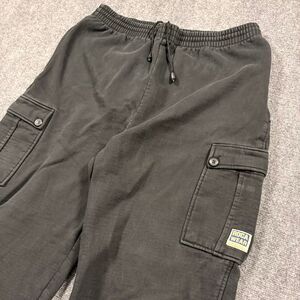 vintage y2k rocawear black cargo heavyweight sweatpants